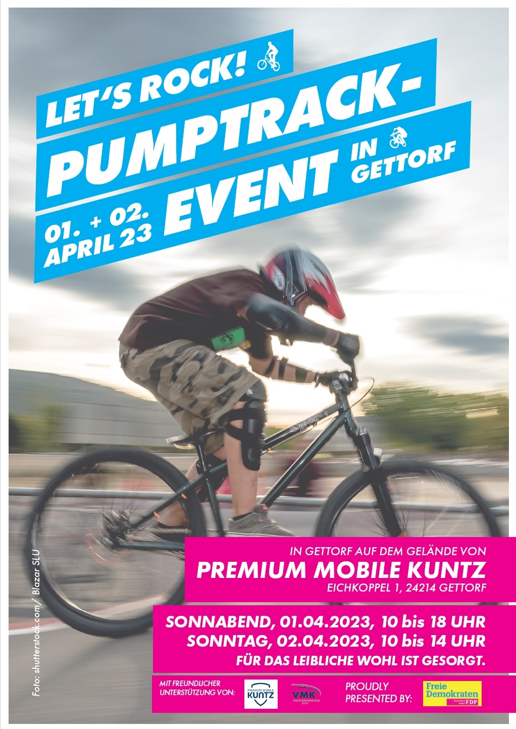 Event-Wochenende mit Pumptrack-Parcours und Open Day bei uns